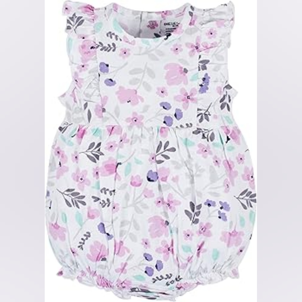 Onesies Baby Girl Floral Romper Size Size 0-3 Months